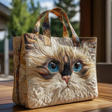 Vintage Tas "Perzische Kat" — Blauw