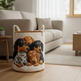 Dachshund Droom Wasmand