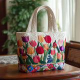 Vintage Tas "Tulpen uit de Tuin" — Lente