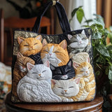 Vintage Tas "Slapende Katjes" — Kattenfamilie