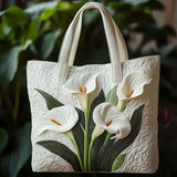 Handgemaakte Tas | Witte Lelies