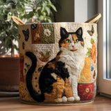 Cottage Kat Dromen Wasmand