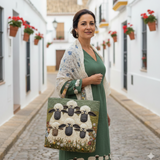 Haftowana Vintage Tas "Schaapjes op het Veld" — Pastoraal