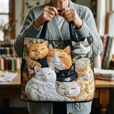 Vintage Tas "Slapende Katjes" — Kattenfamilie