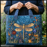 Vintage Handtas "Libelle op het Veld" — Marineblauw