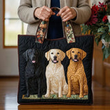 Vintage Tas "Drie Labradors" — Hondenfamilie